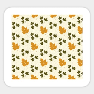 Autumn Pattern Leaf Sticker